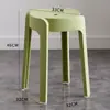 Taburete Bajo Infantil para el Hogar Banco Pequeño Silla para Adultos Plástico Engrosado Sala de Estar Baño Deslizante Taburete de Baño Taburete de Baño