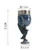 Enesco Copo Harry Potter Copo Chama de Hogwarts Modelo de Copo Copo de Água Decoração Presente de Aniversário Taça de Vinho Tinto
