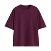 Hombro caído cuello de espalda Hebei 200g peinado apretado ropa infantil camiseta ligera 100% algodón manga corta infantil tablero ligero