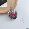 Novedad Nacional de Moda S990 Color Vintage De Vez en Cuando Gato de la Suerte Filamento Colgante de Plata de Ley Esmalte Colgante Lindo para Mujeres