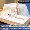 Mosquitero Plegable para Dormitorio del Hogar, Portátil para Uso en Residencias Estudiantiles, Nuevo y Moderno Simple Encriptado para Uso Doméstico, No Requiere Instalación