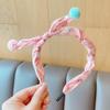 Diadema para Niña Popular en Internet 2022 Nuevo Estilo Recogido de Cabello Lindo para Niña Pequeña Diadema de Princesa Tarjeta para el Cabello de Verano Estilo Occidental para Niños