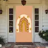 Temu Amazon Xiyin Suministro Exclusivo Transfronterizo de Funda Decorativa de Puerta de Habitación Elástica de una Pieza, Funda de Puerta Estilo Arcoíris Fácil de Instalar