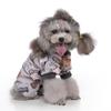 Ropa para Perros de Vacaciones Europeas y Americanas Transfronteriza Primavera y Otoño Ropa para el Hogar Teddy Bichon Estampado de Dibujos Animados Ropa Navideña de Cuatro Patas para Mascotas