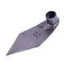 Azada de Acero al Manganeso para Uso Agrícola, Cavar Brotes de Bambú, Hacer Surcos, Crear Camellones, Azada Triangular para Jardinería Doméstica, Voltear la Tierra, Desmalezar, Herramienta para Exteriores