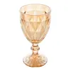 Taça de Água Diamante 300ml Âmbar Metalizado Vidro - Lyor