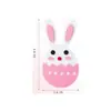 Decoración de fiesta de Pascua conejo huevo pollo hecho a mano estilo colgante procesamiento de joyería fieltro Productos Decorativos