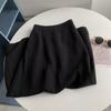 Falda Glaseada de Lyocell Verano 2025 Nueva Cintura Alta Elegante Adelgazante Combinable Impermeable Vestido Línea A Elegante