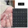 Influencer de Arte de Uñas Pegatinas de Copo de Nieve Hueco Pegamento de Parche de Copo de Nieve Navideño Hueco Plantilla de Pegatinas para Pintura en Spray Pegatinas para Uñas