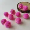 20mm Bola Colgante de Otoño e Invierno Bola de Pelo de Conejo Colgante de Felpa DIY Accesorios de Joyería Cuentas Cadena de Teléfono Móvil Llavero
