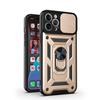 Capa para Celular com Janela Deslizante Adequada para Apple 14 iPhone 13/12 Anti-Queda Suporte Magnético para Carro Capa Protetora