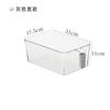 Caixa de armazenamento transparente para geladeira, acabamento de alimentos para cozinha, caixa de vegetais frescos para conservação, refrigerador, freezer especial, caixa de armazenamento de grande capacidade