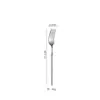 Cubiertos de estilo simple, cuchillo, tenedor y cuchara de acero inoxidable 304 con diseño de espiral, cuchillo y tenedor de bistec franceses, cubiertos de hotel estilo occidental, cuchara y tenedor