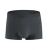 Roupa Íntima Masculina de Modal, Tamanho Grande, Cueca Boxer Vermelha de Inverno, Confortável, Alta Elasticidade, Shorts Respirável, Atacado