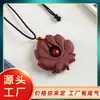 Incensos Naturais de Ervas Populares do Xiaohongshu, Feitos à Mão com Métodos Antigos, Produzidos em Fábrica, Prontos para Envio, Colar Feminino com Estames de Flores Pendentes