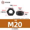 Tuerca Hexagonal Grado 8.8 Acero al Carbono Negro Alta Resistencia Tuerca Hexagonal Tuerca Ennegrecida Venta al por Mayor M2-M56