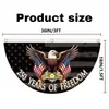 Fábrica Transfronteriza Americana 250º Aniversario Bandera Semicircular Exterior América 250º Bandera para Aficionados