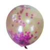Globos de Lentejuelas al por Mayor Transparente de Látex con Lentejuelas Decoración de Boda Cumpleaños Globos de Látex Transparentes de 12 Pulgadas