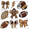 Nueva Tela de Rugby Pegatina Pinza Súper Decoración Deportiva Personalizada Bordado por Computadora Adhesivo Termofusible Accesorios para Ropa Venta al por Mayor