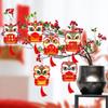 2025 Ano da Cobra Árvore da Fortuna Plantio Verde Pequeno Pingente Festival da Primavera Arranjo de Bonsai Pendurado Decorações de Ano Novo Personagens da Fortuna de Ano Novo
