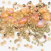 Accesorios para Joyería DIY Colgante de Vidrio Fantasía Colorido Mezclado Peces Pequeños Delfín Cuentas Planas Cuentas de Arroz Pendientes Accesorios para Cadena de Teléfono Móvil