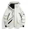 Jaqueta corta-vento masculina 2026 novo modelo primavera/outono, marca trendy chinesa, estilo americano ao ar livre secagem rápida roupa de montanhismo para casal