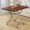 Nueva Mesa Plegable para Apartamentos de Alquiler, Mesa de Comedor para el Hogar, Mesa Portátil para Exteriores para Puestos Callejeros, Escritorio para Dormitorios