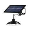 Lámpara colgante desmontable alimentada por energía solar con sensor de movimiento para uso interior y exterior, adecuada para patios y tiendas de campaña de camping, lámpara colgante con sensor uno a dos