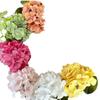 Hortensia de Llama Única Flor Artificial Hortensia de Llama Pared Camino de Plomo Pan Tejido Flor Artificial Decorativa Flor Falsa