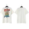 Versión correcta PALM camiseta de manga corta con estampado de letras de ángeles de oso decapitado para hombre y mujer, manga corta de verano