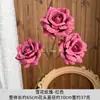 3 Rosas de Copo de Nieve Grandes para Decoración de Boda, Flores Artificiales, Rosas de Diamante para Salón de Bodas, Arreglo de Cascada de Rosas, Hecho a Mano DIY