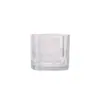 Copos de Vidro Transparente para Velas com Fundo Espesso para Venda no Atacado pelo Fabricante, Porta-Velas de Vidro para Aromaterapia Caseira, Porta-Velas para Quarto, Enfeites de Fragrância
