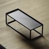 Estante de hierro para té, estante de almacenamiento para tazas de té, estante antiguo, almacenamiento para juegos de té de Kung Fu, estante de exhibición de escritorio de múltiples capas, espacio para té
