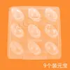 Molde de Plástico PP para Chocolate, Gelatina, Cubitos de Hielo, Pudín, Casa Navideña Yuanbao, Molde para Pastel de Luna de Media Luna, Molde de Números y Letras