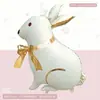 Globos de Papel Aluminio Mate con Dibujos de Animales en Forma de Oso, Elefante, Cordero, Conejo y Ponis para Fiestas de Cumpleaños Infantiles