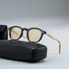 2026 Gafas de Sol Cuadradas de Moda Europeas y Americanas Personalidad Masculina Inserto Simple de Propionato Gafas de Sol con Protección Solar para Hombre Transfronterizo