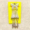 Accesorios de imán para refrigerador de la etnia Miao, piezas estilo chino de fénix y mariposa imitación plata, estilo étnico de plata Miao de nicho, pavo real, área escénica de Guizhou
