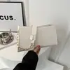 2024 nuevo verano estilo coreano moda textura simple casual color liso cadena axila bolso pequeño cuadrado