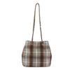 Bolsa de Axila Grande Capacidade Estilo Coreano para Mulheres, Nova Bolsa Tote de Lã Xadrez Outono 2026, Bolsa de Ombro, Bolsa Pequena da Moda