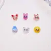 Acessórios de nail art estilo cartoon infantil japonês, pequenos acessórios fofos tridimensionais de resina, brincos DIY, presilhas de cabelo, decorações de unha vestíveis