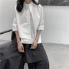 Camisa estilo oscuro Yamamoto yaosi diseño nicho prohibición manga tres cuartos camisa retro Corea del Sur estilo ligero maduro femenino verano