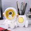 Nuevo Adorno de Escritorio Personalizado: Lámpara Portalápices de Buda Brillante Creativa y de Moda, Decoración de Almacenamiento Regalo