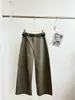 Pantalones Banana 100% Algodón Jin Tang Chun de Cintura Media-Alta con Cinturón Gratis, Nuevo Modelo Primavera/Verano 2026, Estilo Z, Adelgazantes y que Realzan la Estatura