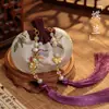 Sache Aromático do Festival da Lua de Qian Li, Bolsinha de Brocado Estilo Tradicional, Bolsa Vazia de Formato Único, Lembrança Hanfu Estilo Antigo
