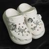 Acessórios Crocs Fivelas Decorativas DIY para Sapatos Femininos Flor de Sapato Zhibixing Conjunto de Acessórios para Sapatos Fivela Flor de Sapato Popular de Alta Qualidade