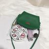 Bolsa Infantil Feminina Sapo de Desenho Animado Porta-Moedas Infantil Bolsa Transversal Infantil Estilo Coreano Bolsa de Animal Fofo para Menina
