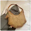 Bolso Tejido de Paja Estilo Nuevo Primavera 2026, Bolso de Hombro de Gran Capacidad, Bolso de Playa para Vacaciones en la Costa, Bolso Tejido para Mujer