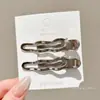 Presilha de Cabelo Fofa com Laço de Bolinhas para Meninas, Presilha Bico de Pato de Alta Qualidade para Franja Lateral de Crianças e Bebês