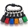 Ganchos de Almacenamiento Coloridos Sds en Dorado, Rojo, Plateado, Verde, Azul y Negro, 6 Piezas, Dos Ranuras, Mango Redondo, para Almacenamiento de Taladro Percutor Eléctrico