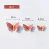 Serie de Colores Soñadores Mariposas Realistas 3D 4.5/6/8CM Mariposas Realistas 3D Decoración de Bodas Decoración Creativa para el Hogar